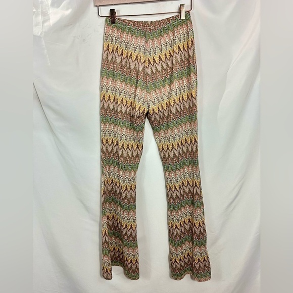 Inspired Hearts crochet hippie boho wide leg pants size S - Picture 5 of 7